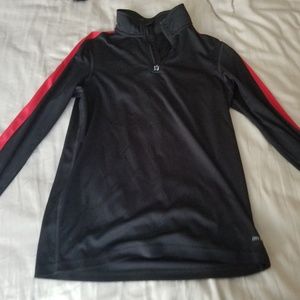 A long sleeved running jacket